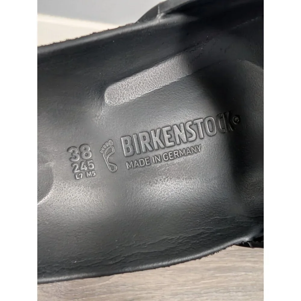 Birkenstock Barbados Essentials EVA Black Slide Sandals Unisex Women 7/Men 5